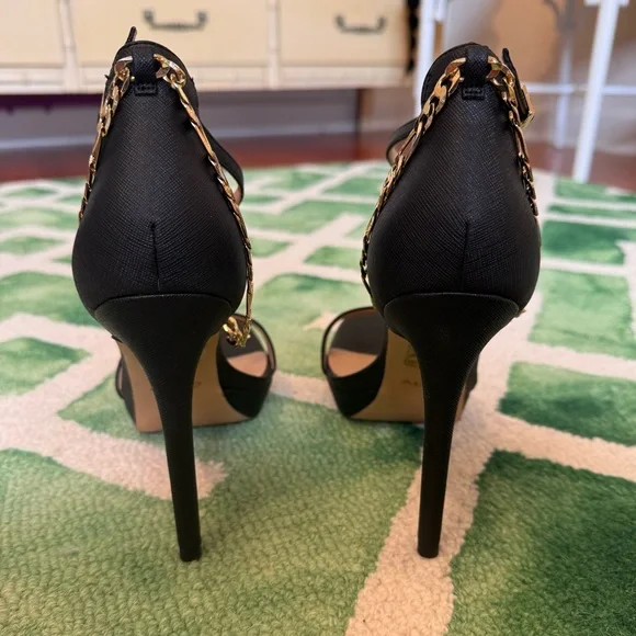 NWOT Aldo Scarlett Chain Stiletto heels. Size 8.5 - Picture 6 of 14